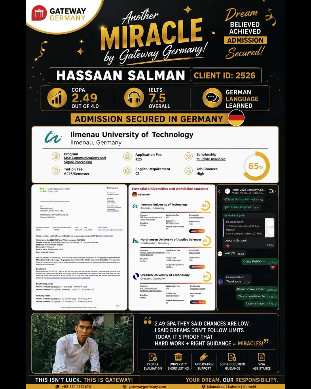 Admission Success 3